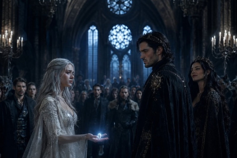 THE LUNA RETURNED THE MOON RING AFTER THE ALPHA KING HUMILIATED HER ON THEIR MATING NIGHT