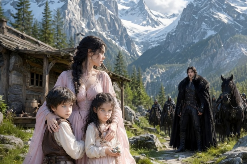 A Banished Omega Raised Twin Wolves in the Mountains — Until the Alpha King Recognized His Own Eyes