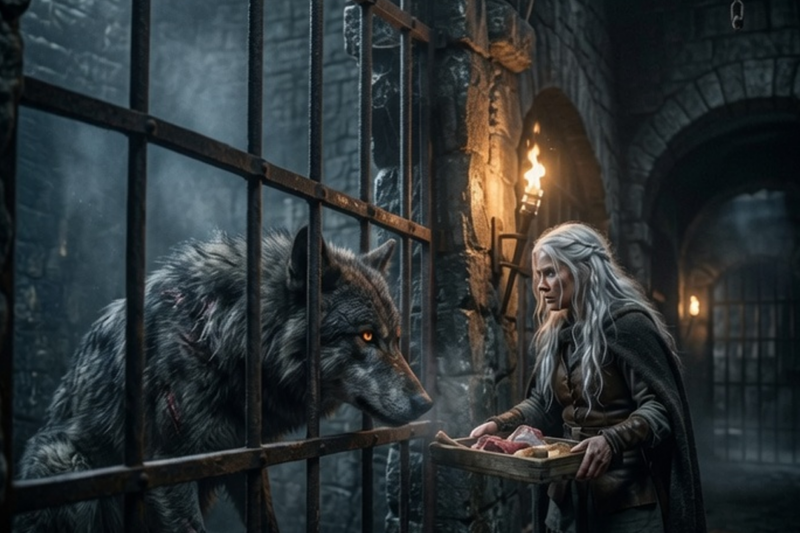 THE OMEGA GIRL WHO FED THE CAGED ALPHA KING — AND AWAKENED THE MONSTER WITHIN HIM