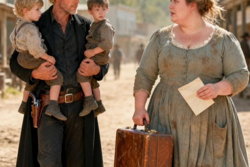 THE OBESE MAIL-ORDER BRIDE WAS REJECTED — UNTIL A COWBOY WHISPERED, “BE MY CHILDREN’S MOTHER”