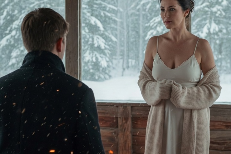 My Girlfriend’s Mom And I Got Lost In A Snowstorm… She Whispered “Don’t Tell My Daughter About Tonight” While We Were Alone All Night 🔥❄️