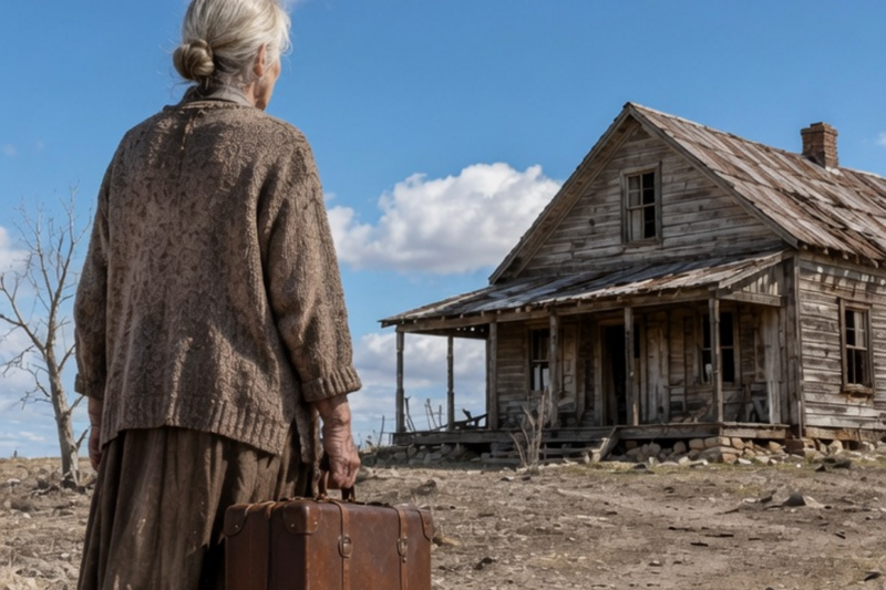 Evicted by Her Cruel Stepson, She Inherited a Barren Field Hiding a Priceless Gold Vault