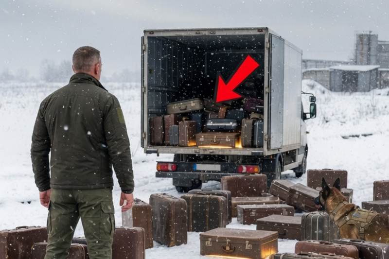 Homeless Navy SEAL Bought a Truck of Abandoned Luggage—His Dog Found a Secret That Shocked Everyone