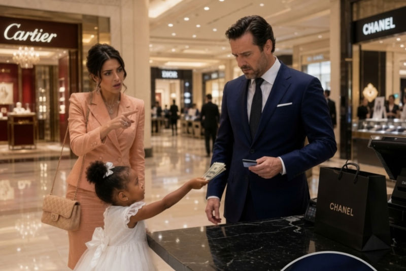 Everyone Stared When His Card Failed, But No One Expected the Child to Recognize the Woman Behind It All