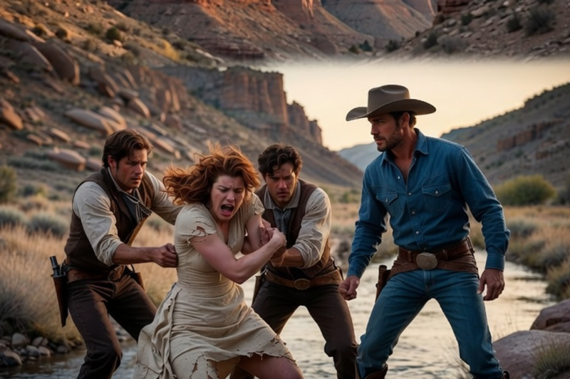 HER BROTHERS HELD HER DOWN WHILE SHE SCREAMED, A COWBOY HEARD AND MADE THEM ANSWER FOR IT