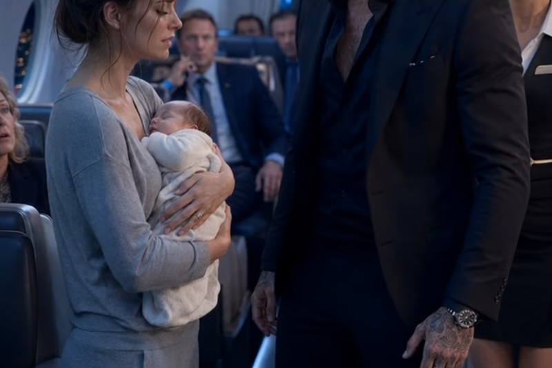 The Mafia Boss’s Baby Wouldn’t Stop Crying on the Plane—Until a Single Mom Did the Unthinkable