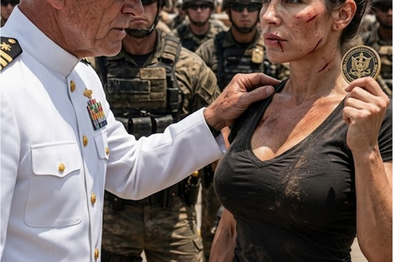 THE WOMAN THE ADMIRAL SLAPPED IN FRONT OF TWO THOUSAND MARINES