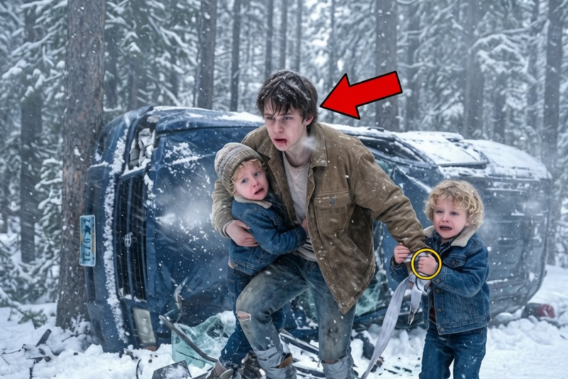 Runaway Boy Carries Bikers Twins 9 Miles In Deadly Blizzard. 700 Hells Angel Reaction Says it All.