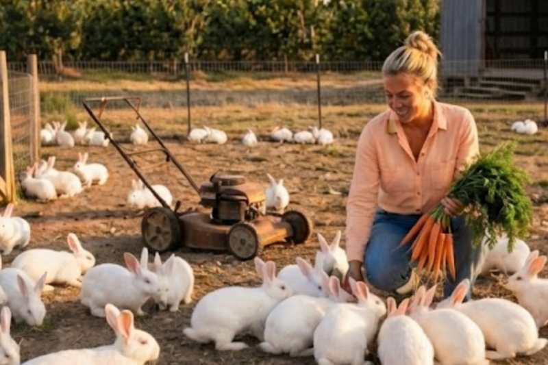 “Everyone Laughed When She Replaced Her Farm Machines With 200 Rabbits… 3 Years Later, They Were Begging to Know Her Secret”