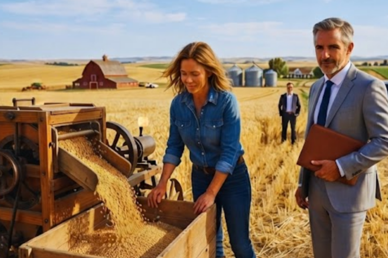 She Bet Her Last 40 Acres on a Machine Everyone Had Forgotten—What Happened Next Left Agricultural Experts Speechless