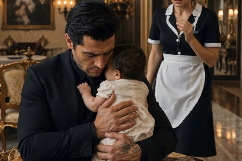 The Mafia Boss Went Still When The Maid’s Baby Clung To Him — Then The Blood Test Exposed A Secret That Could Burn Chicago To The Ground