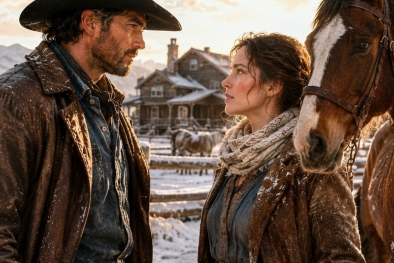 Everyone Called Him Broken—Until a Lone Widow Arrived at His Ranch in a Snowstorm
