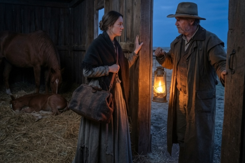 She Asked to Sleep in the Barn for One Night— His Colicky Foal Was Breathing Easily Before She Left