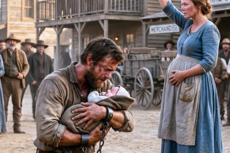 “HE’S TOO DANGEROUS TO SAVE!” The town wanted a grieving father sold like livestock, until one pregnant widow risked everything—and uncovered the first clue that the deadly cabin fire was never an accident.