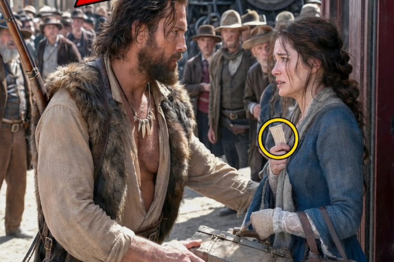 A Mountain Man Stopped Her From Boarding The Train Back East, And Asked Her To Give Him A Chance