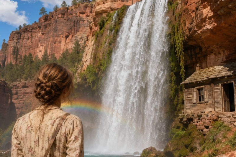 THE GIRL WHO INHERITED ONLY A WATERFALL
