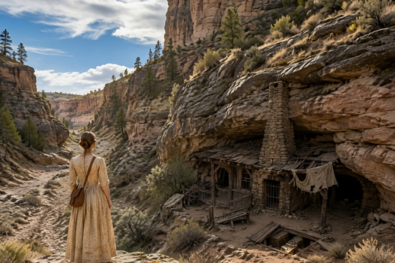 Left for Dead in the Canyon—She Found a Hidden Outlaw Secret Lost for a Generation