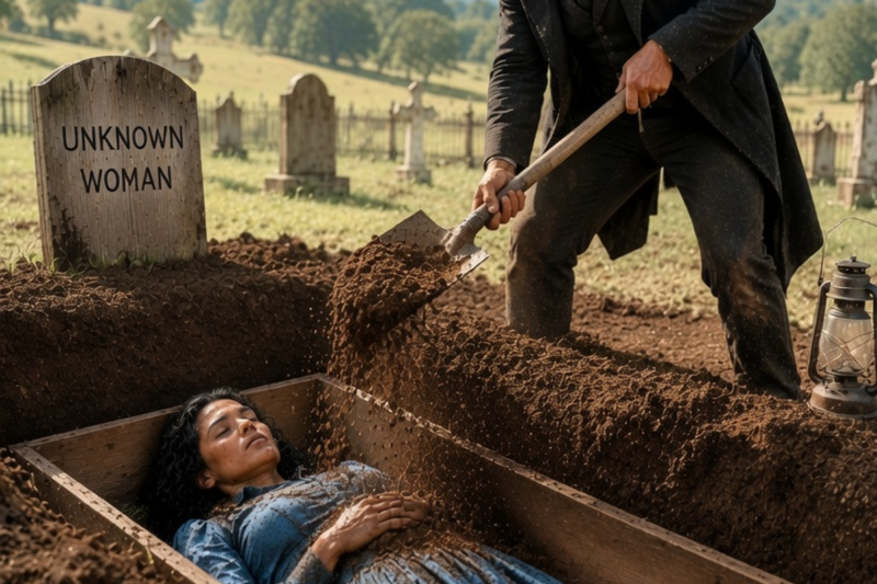 Lonely Gravedigger Buried a Woman No One Claimed—She Knocked on His Door the Next Morning