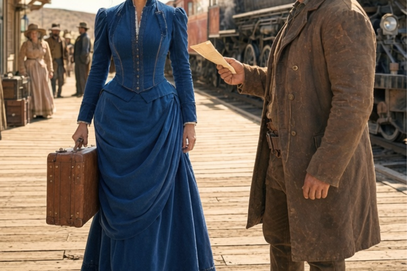 **He Ordered a Wife by Mail… But the Woman Who Stepped Off the Train Changed Everything.**
