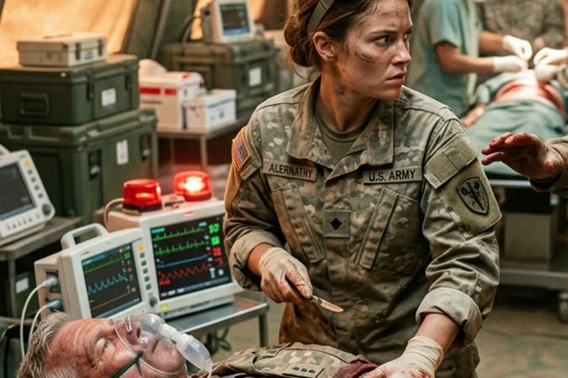 THE ROOKIE COMBAT NURSE STEPPED UP WHEN A FOUR STAR GENERAL WAS DYING