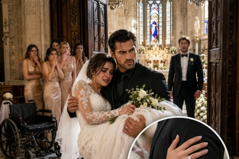 They Hid the Bride’s Wheelchair to Humiliate Her—Until the Mafia Boss Carried Her in Front of Everyo