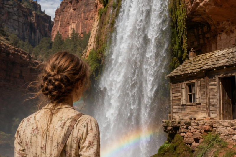 Her Late Father Left Her Nothing but a Waterfall—Then She Found the Cabin Hidden Behind It