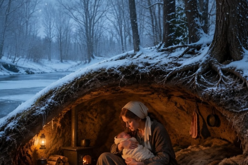 THE MOTHER WHO DUG A HOME FROM FROZEN GROUND