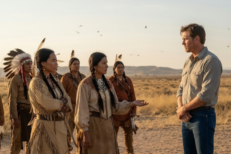 The Rancher Saved a Thirsty Apache Family What They Did Days Later Shocked Everyone.