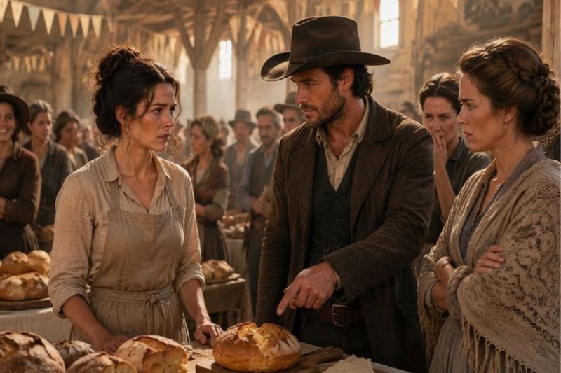 The Women Mocked Her Homemade Bread — Then the Cowboy Said, “That’s the One I’m Taking Home”