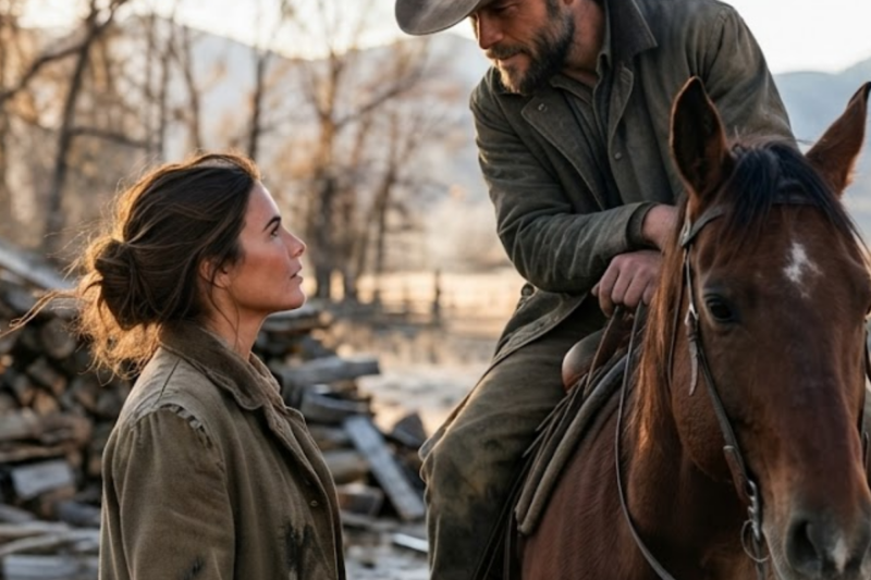 Everyone Expected Her to Sell the Ranch and Run Back East… Until the Man Who Doubted Her Most Found Her Fighting Alone in a Blizzard No One Was Supposed to Survive