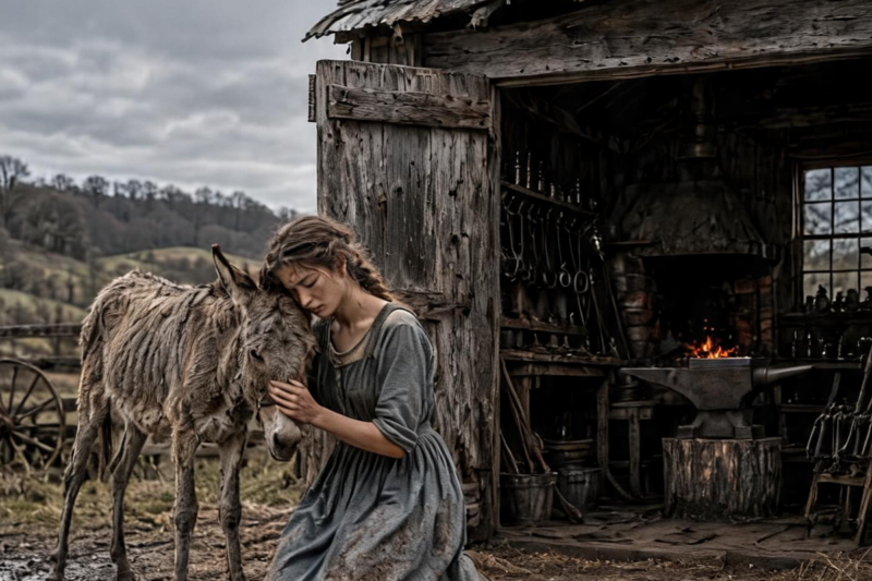 Thrown Out at 14… She Followed Fresh Hoof Prints to an Abandoned Forge — What She Found Inside Changed an Entire Town