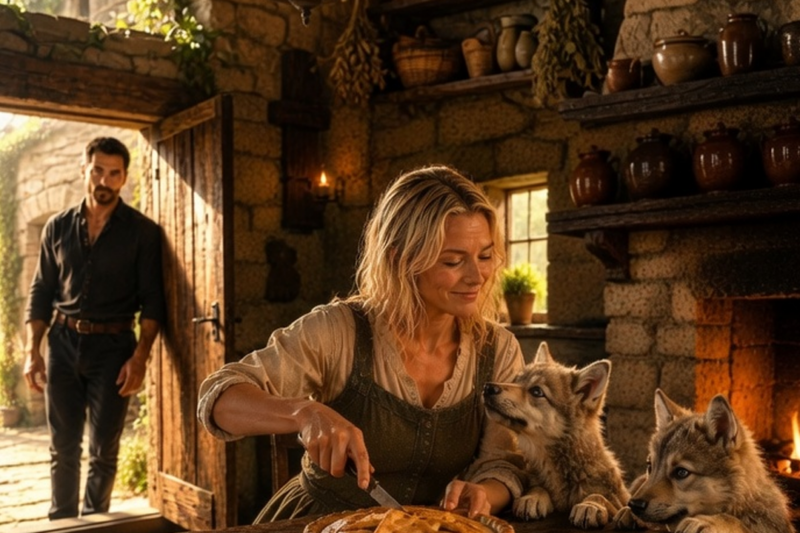 PART 2 She Baked Apple Pies for Two Wolf Pup Princes —The Shadow from the Cursed Woods