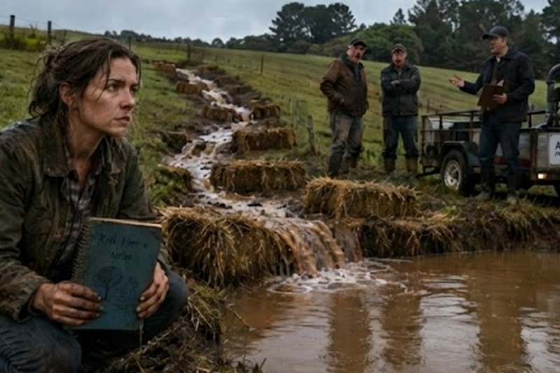 They Thought She Was Losing Her Mind Saving a Pond With Hay—Until the Water Started Moving the Wrong Way