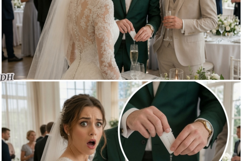THE WEDDING TOAST THAT BACKFIRED WHEN THE BRIDE SWITCHED THE POISONED GLASS