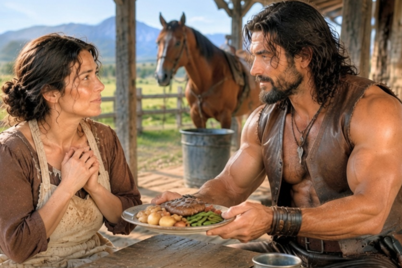 “He Offered Her a Full Plate, But She Found the Paper That Put His Whole Ranch in Danger”