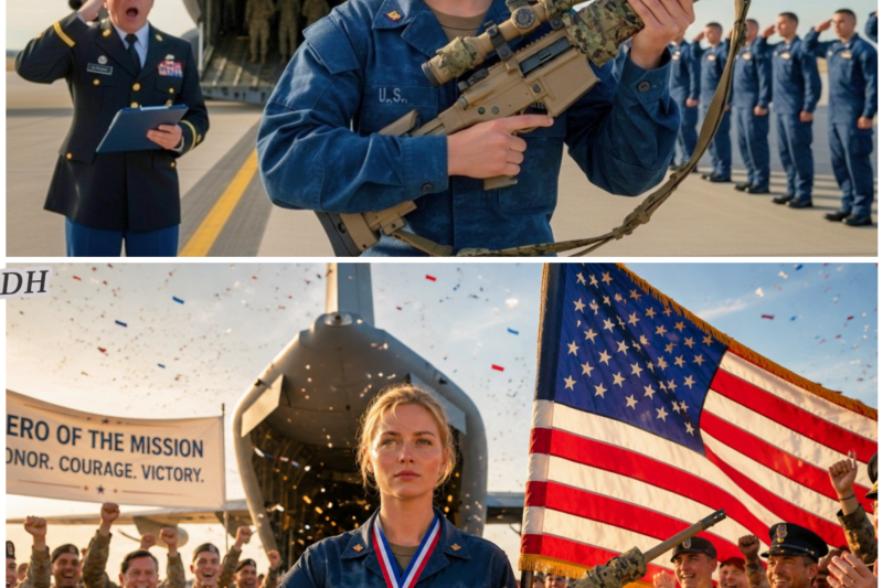 THE CAFETERIA LADY THEY MOCKED FOR WEEKS… WAS THE LEGENDARY MARINE SNIPER WHO SAVED 30 LIVES IN ONE MORNING