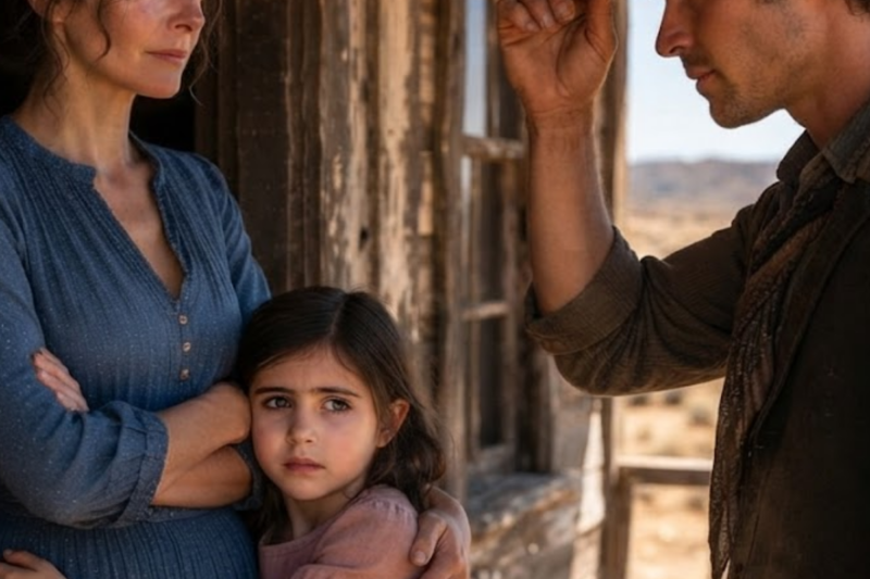 Everyone Called Her Foolish For Trusting A Drifter… Until The Day 5,000 Cattle Came Charging Toward Her Little Girl