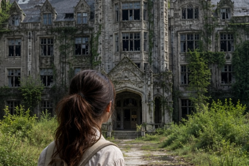 Kicked Out After Divorce, She Inherited a Spooky Asylum—The Basement Held Endless Wealt