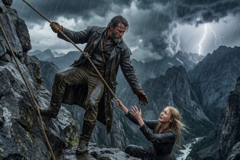 A MOUNTAIN MAN HEARD HER SCREAM IN THE STORM—BUT HER RESCUE WAS ONLY THE BEGINNING