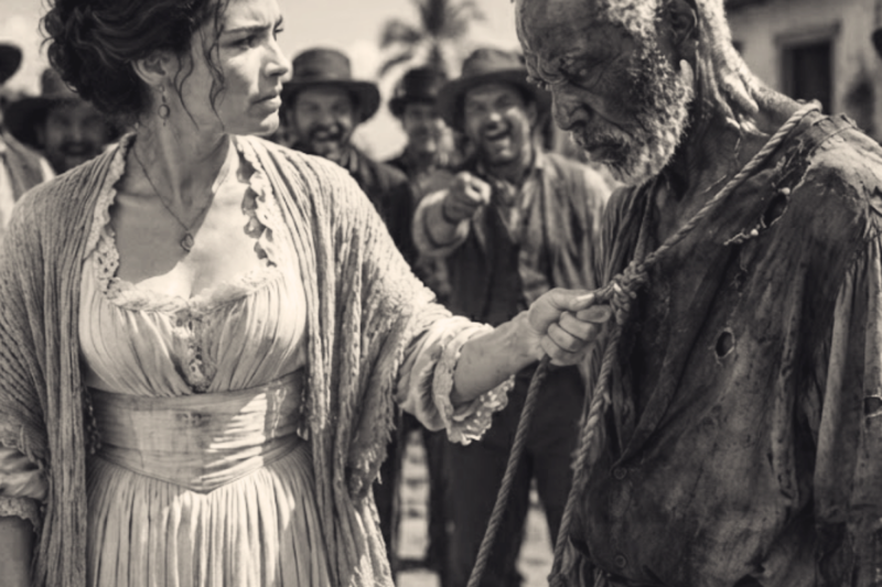 They Mocked a Young Widow for Buying a Worthless Old Slave… Until He Uncovered a Secret That Changed Everything