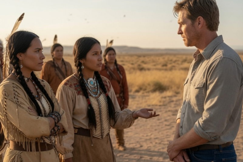 He Gave His Last Drop of Water to the People Everyone Hated… Three Days Later, Twelve Riders Appeared at His Ranch