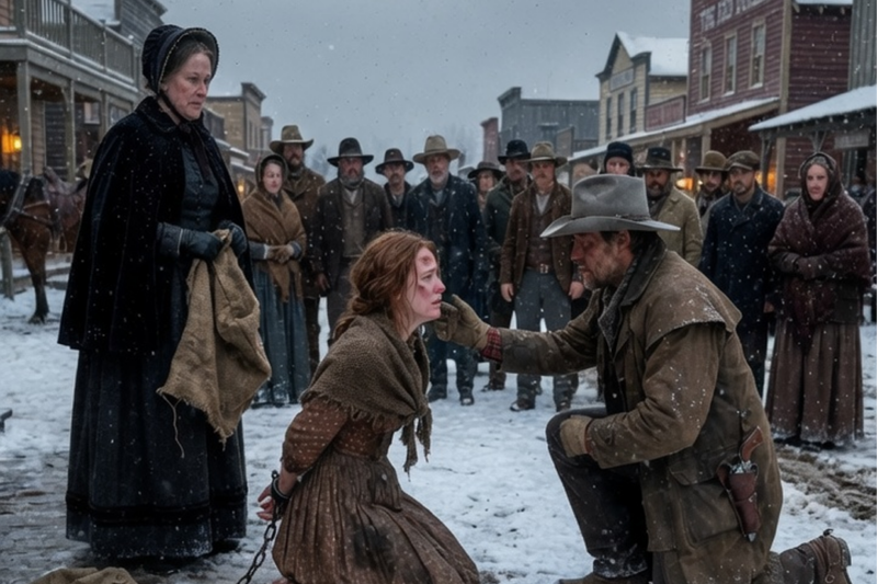 The Town Called Her a Beast—Until One Giant Cowboy Called Her “My Woman.”