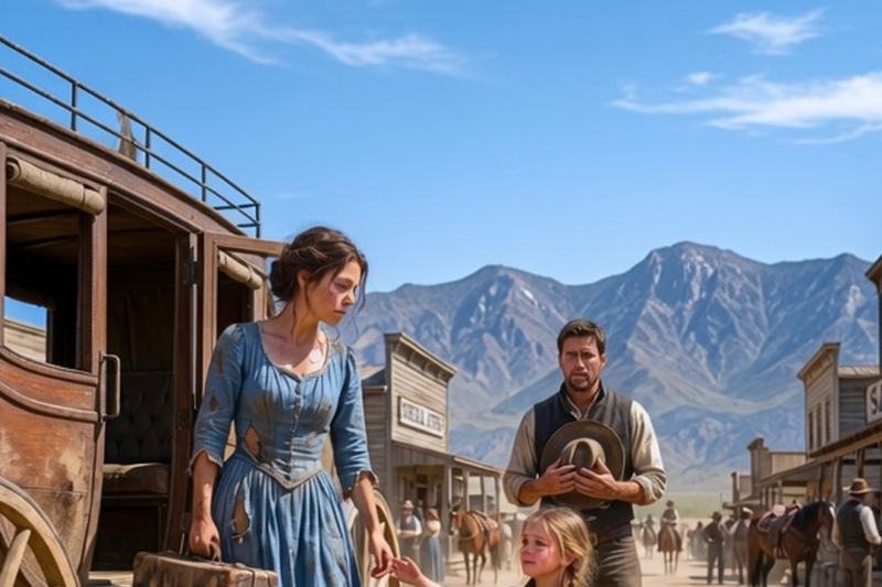 THE MAIL-ORDER BRIDE ARRIVED COVERED IN MUD—WHAT THE RANCHER’S LITTLE GIRL SAID NEXT CHANGED EVERYTHING