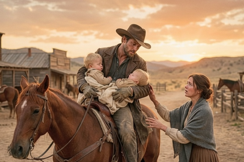 “PLEASE SAVE THEM…” HE RODE ALL NIGHT WITH TWO BABIES—HER DISCOVERY CHANGED THEIR LIVES FOREVER