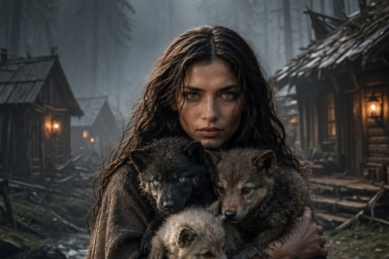 A HATED OMEGA SAVED THREE DYING WOLF PUPS — NOT KNOWING THEY WERE THE ALPHA KING’S LOST PRINCES