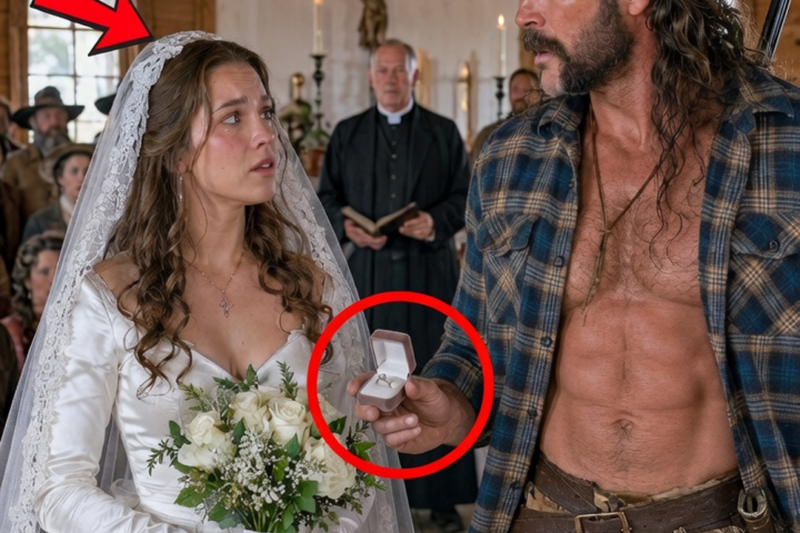 Mountain Man Spotted Tears on the Bride’s Face — What He Did at the Altar Stunned the Town…