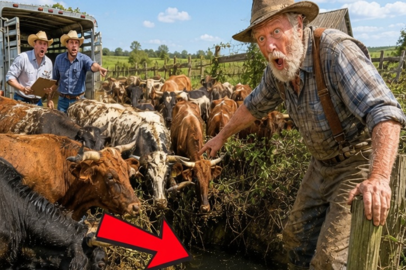 He Took In 35 Heritage Cattle Nobody Would Buy — Until the Brush They Cleared Hid an Old Pond