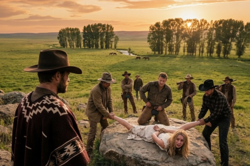 Bandits Kidnapped a Beautiful Woman, Unaware the Cowboy Beside Her Was a Legendary Gunslinger