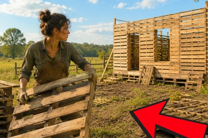 They Mocked Her for Buying 17 Broken Shipping Pallets for $20 — Months Later, the Entire Town Stood Speechless