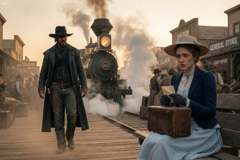 **She Came to Black Hollow Carrying Her Father’s Shame… But One Silent Cowboy Refused to Let the Town Decide Who She Was**